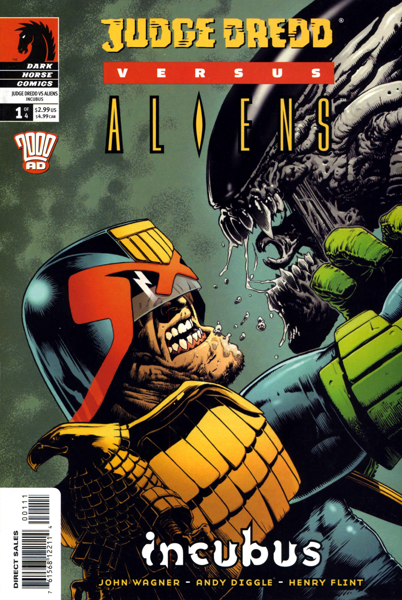 Read online Judge Dredd Vs. Aliens:  Incubus comic -  Issue #1 - 1