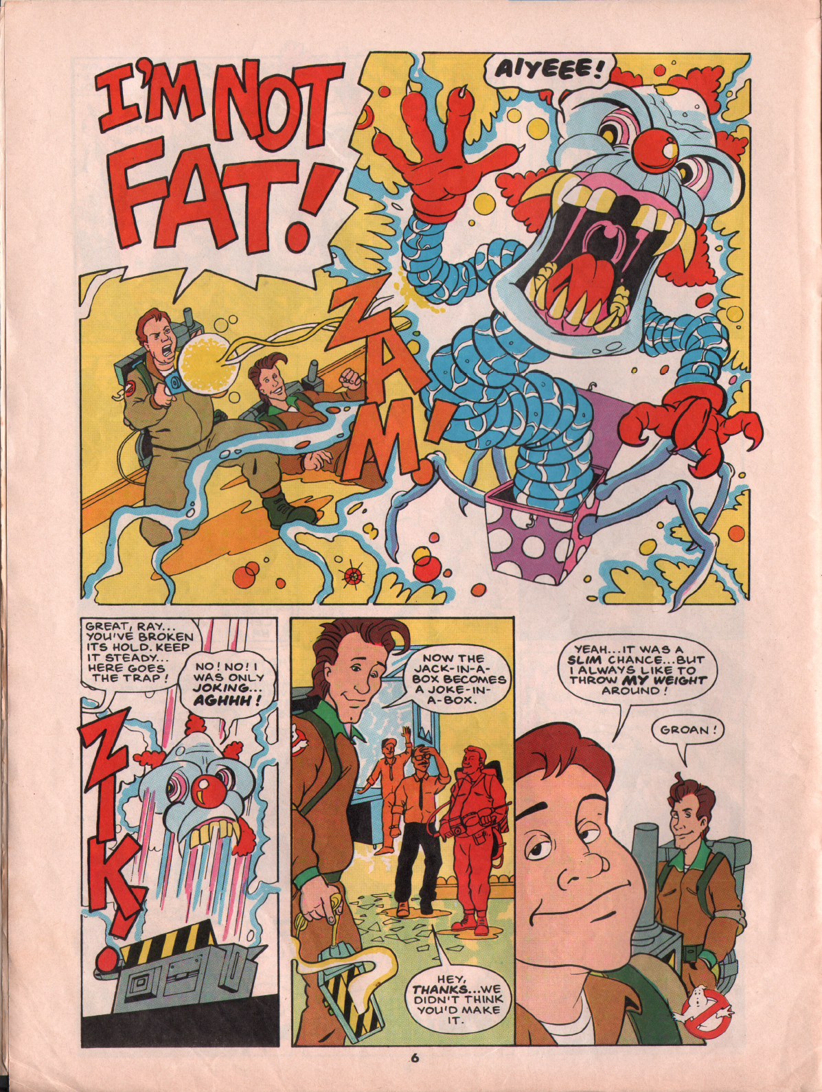Read online The Real Ghostbusters comic -  Issue #4 - 6