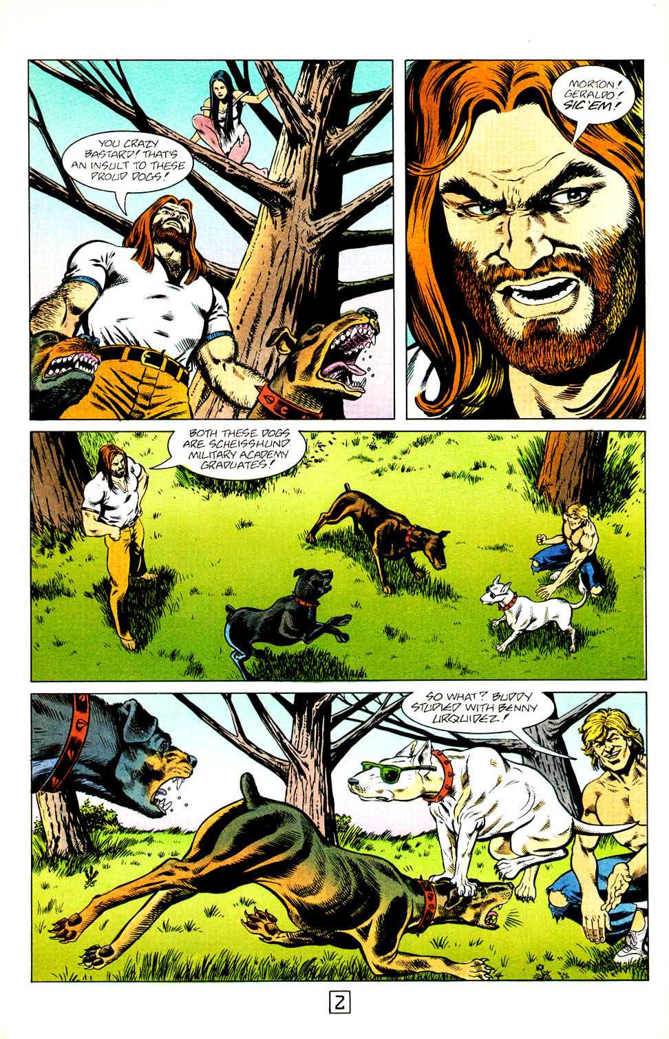 Read online Badger Goes Berserk! comic -  Issue #4 - 4