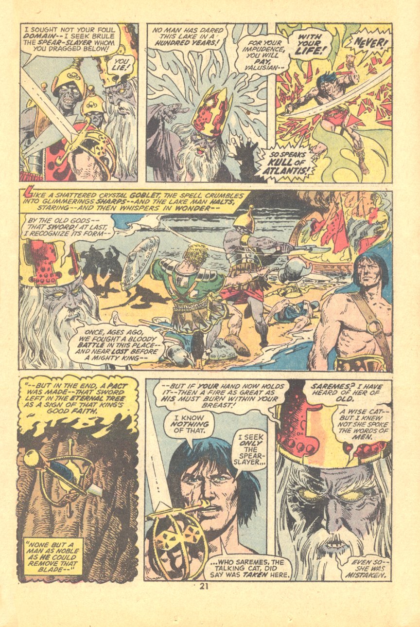 Read online Kull, the Conqueror (1971) comic -  Issue #7 - 16