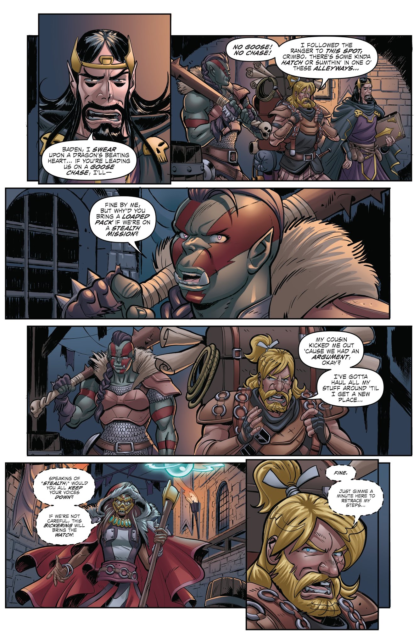 Read online Dungeons & Dragons: Evil At Baldur's Gate comic -  Issue #5 - 9