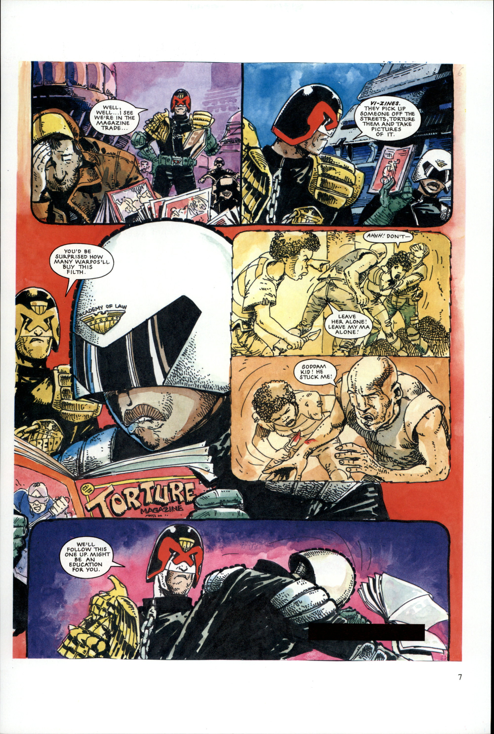 Read online Dredd Rules! comic -  Issue #17 - 9