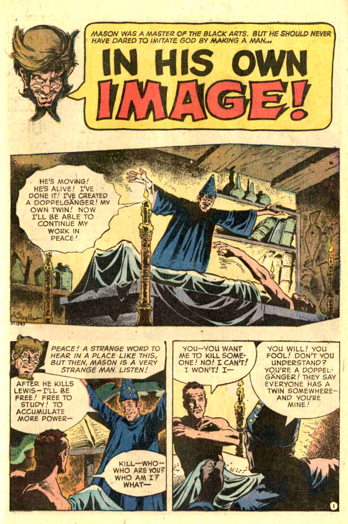 Read online House of Mystery (1951) comic -  Issue #213 - 21