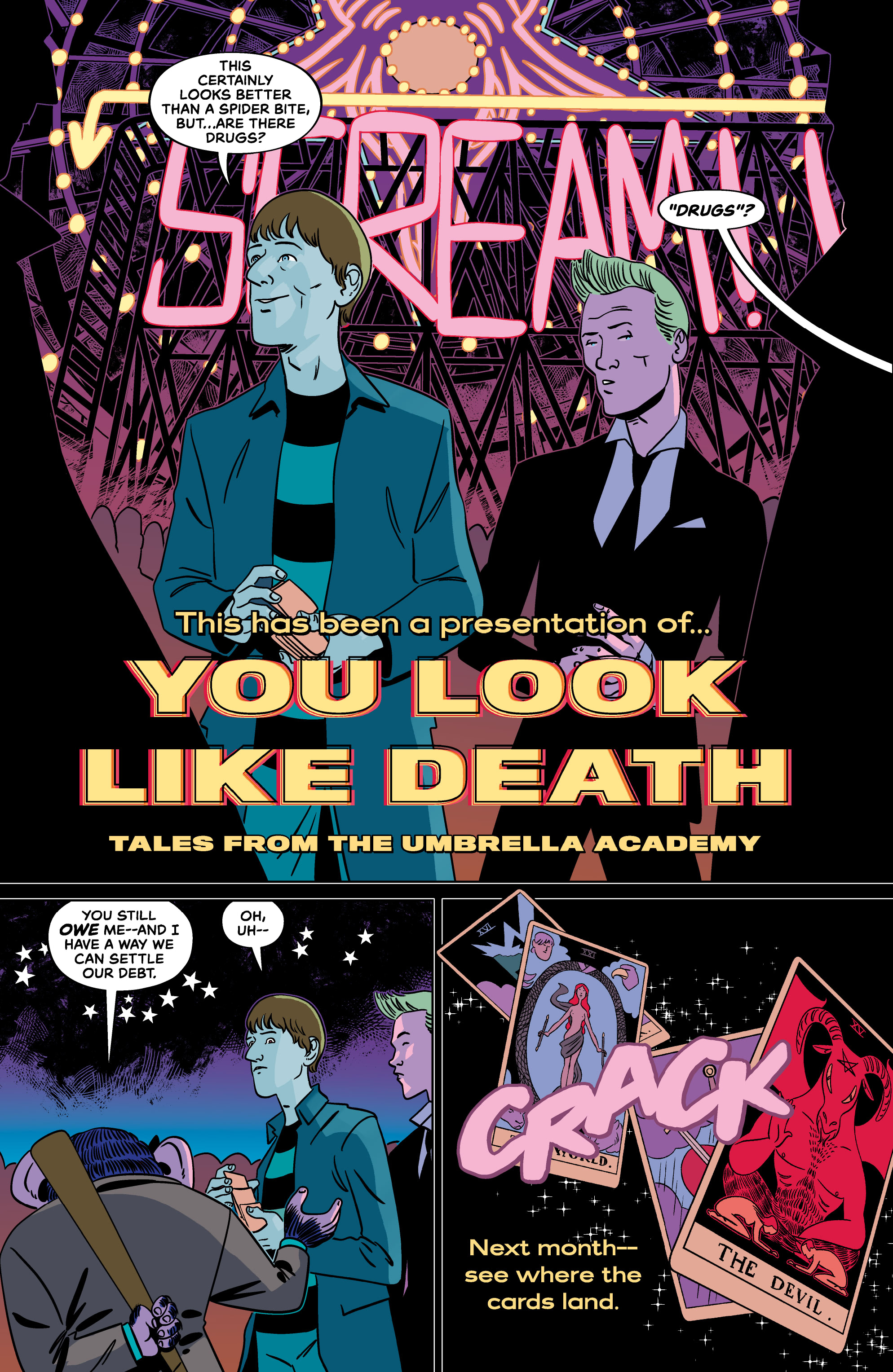 Read online Tales from the Umbrella Academy: You Look Like Death comic -  Issue #4 - 24