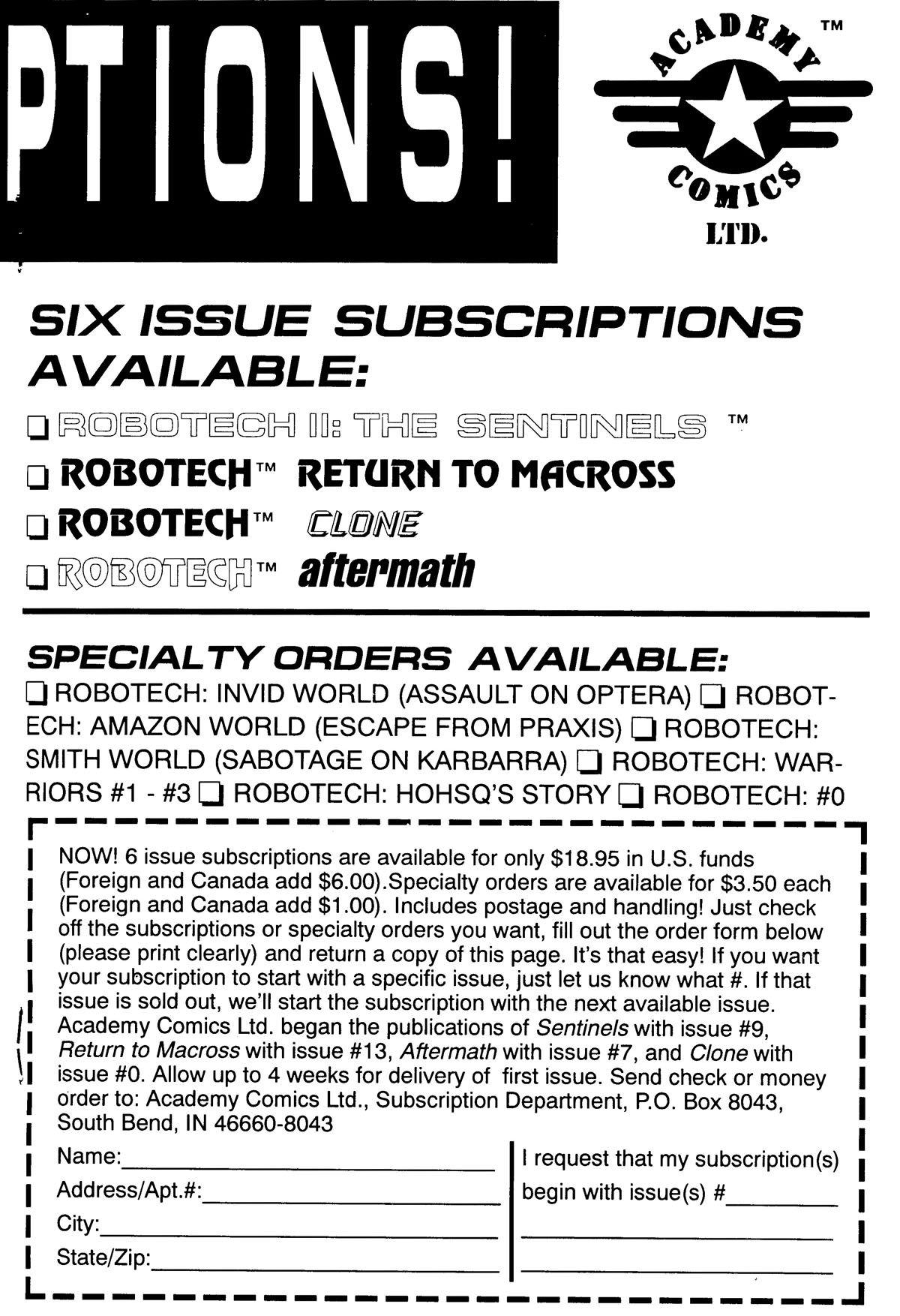 Read online Robotech Clone comic -  Issue #3 - 19