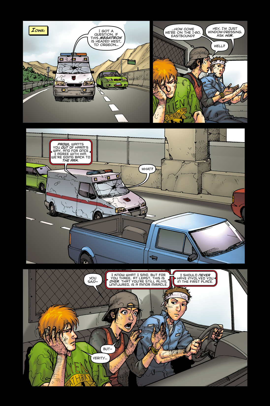 Read online The Transformers: Infiltration comic -  Issue #6 - 8