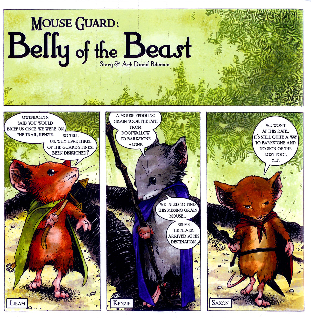 Read online Mouse Guard comic -  Issue #1 - 6