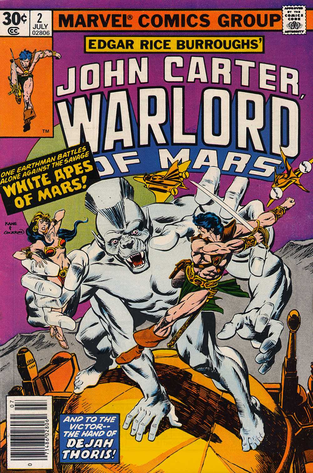 Read online John Carter Warlord of Mars comic -  Issue #2 - 1