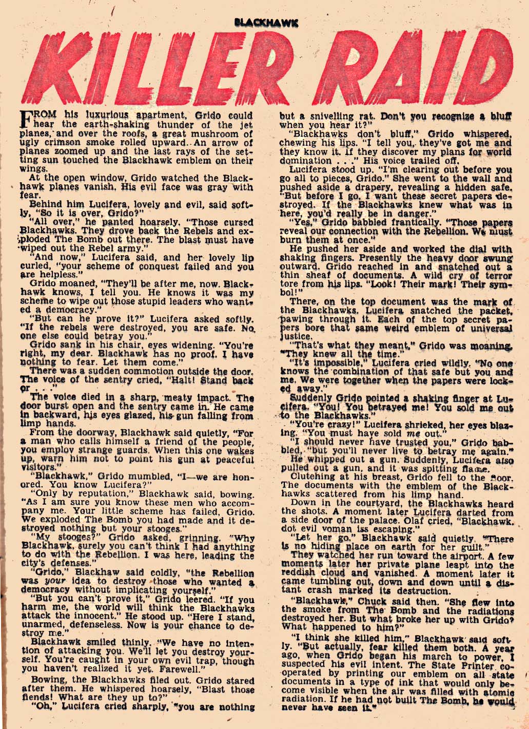 Read online Blackhawk (1957) comic -  Issue #73 - 25