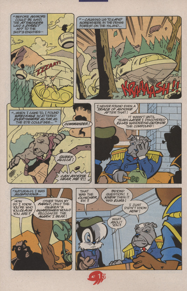 Read online Knuckles the Echidna comic -  Issue #20 - 22