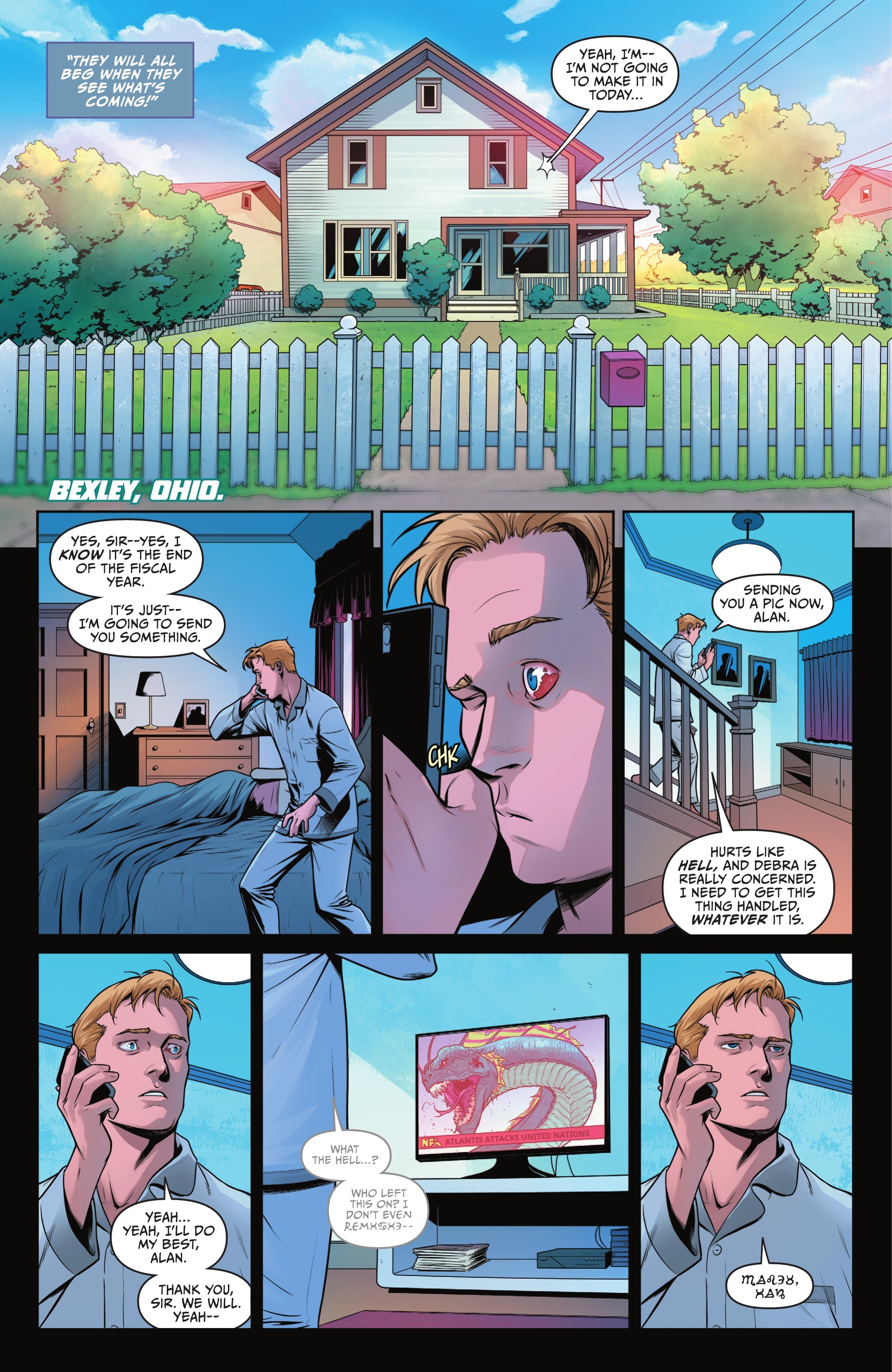Read online Aquamen comic -  Issue #1 - 7