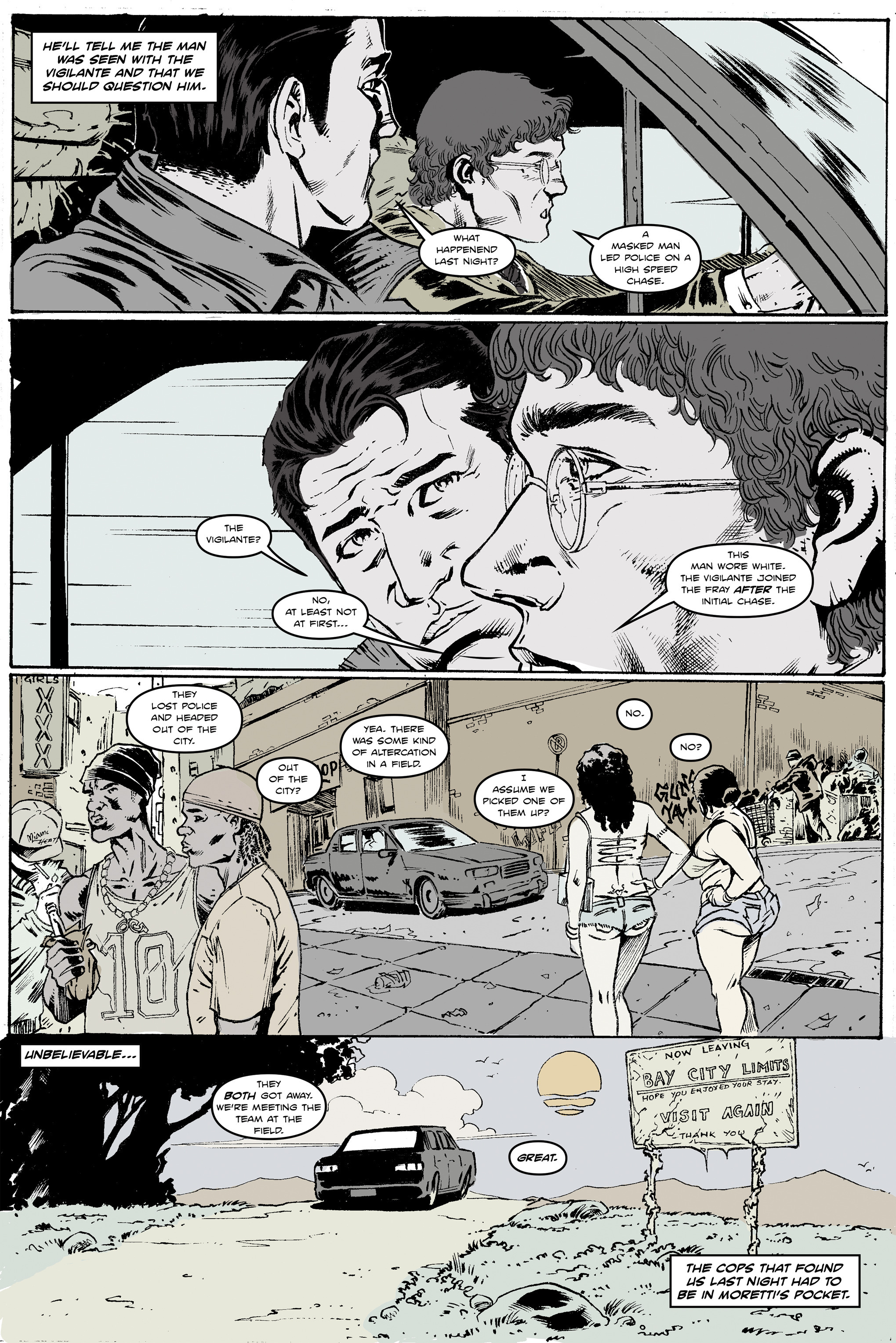 Read online Moros: A Hard Boiled Hero comic -  Issue #3 - 8