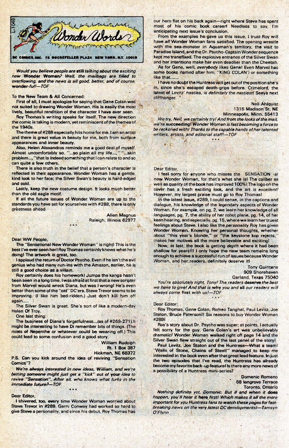 Read online Wonder Woman (1942) comic -  Issue #295 - 29