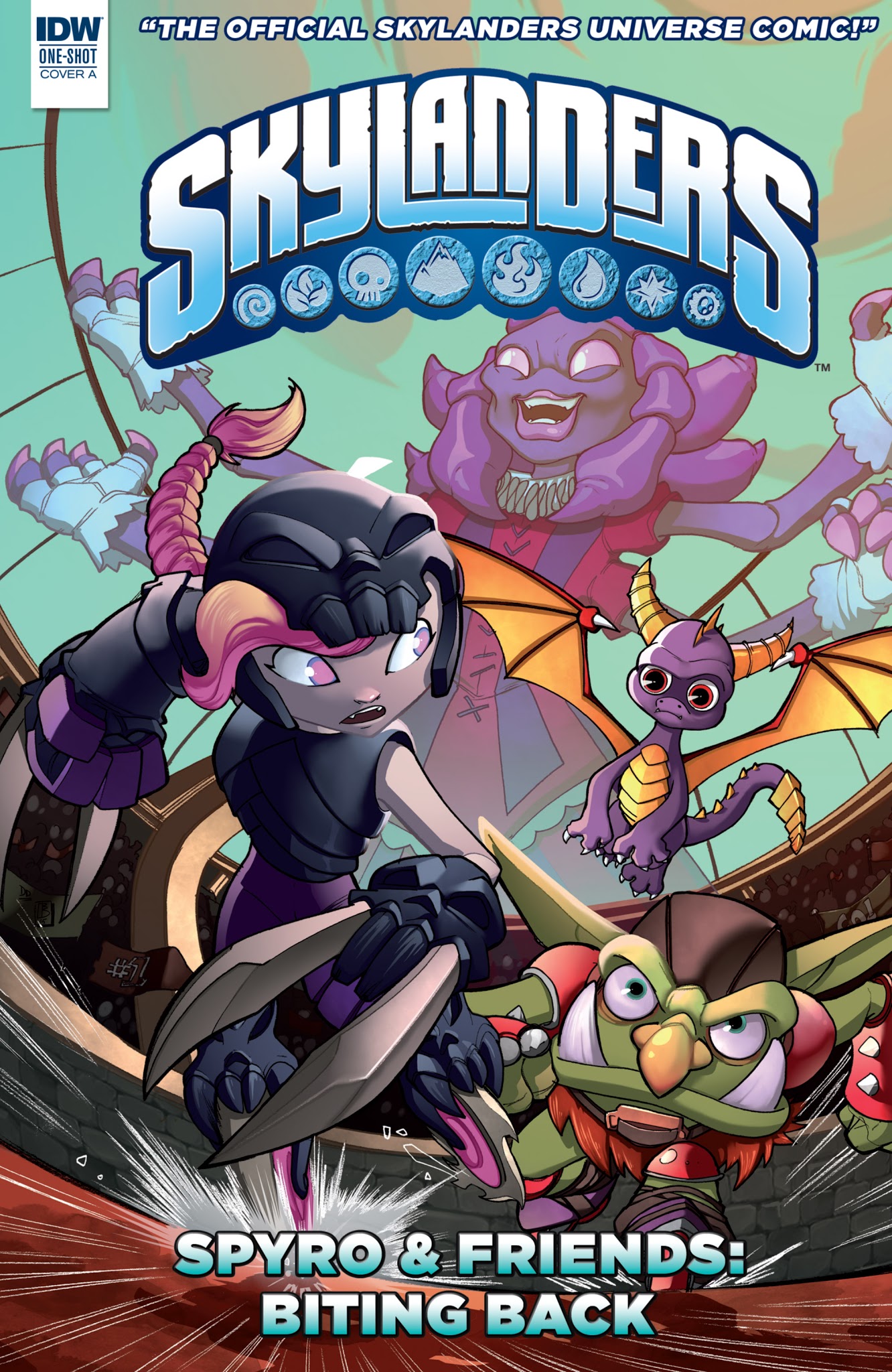 Read online Skylanders Quarterly-Spyro & Friends: Biting Back comic -  Issue # Full - 1