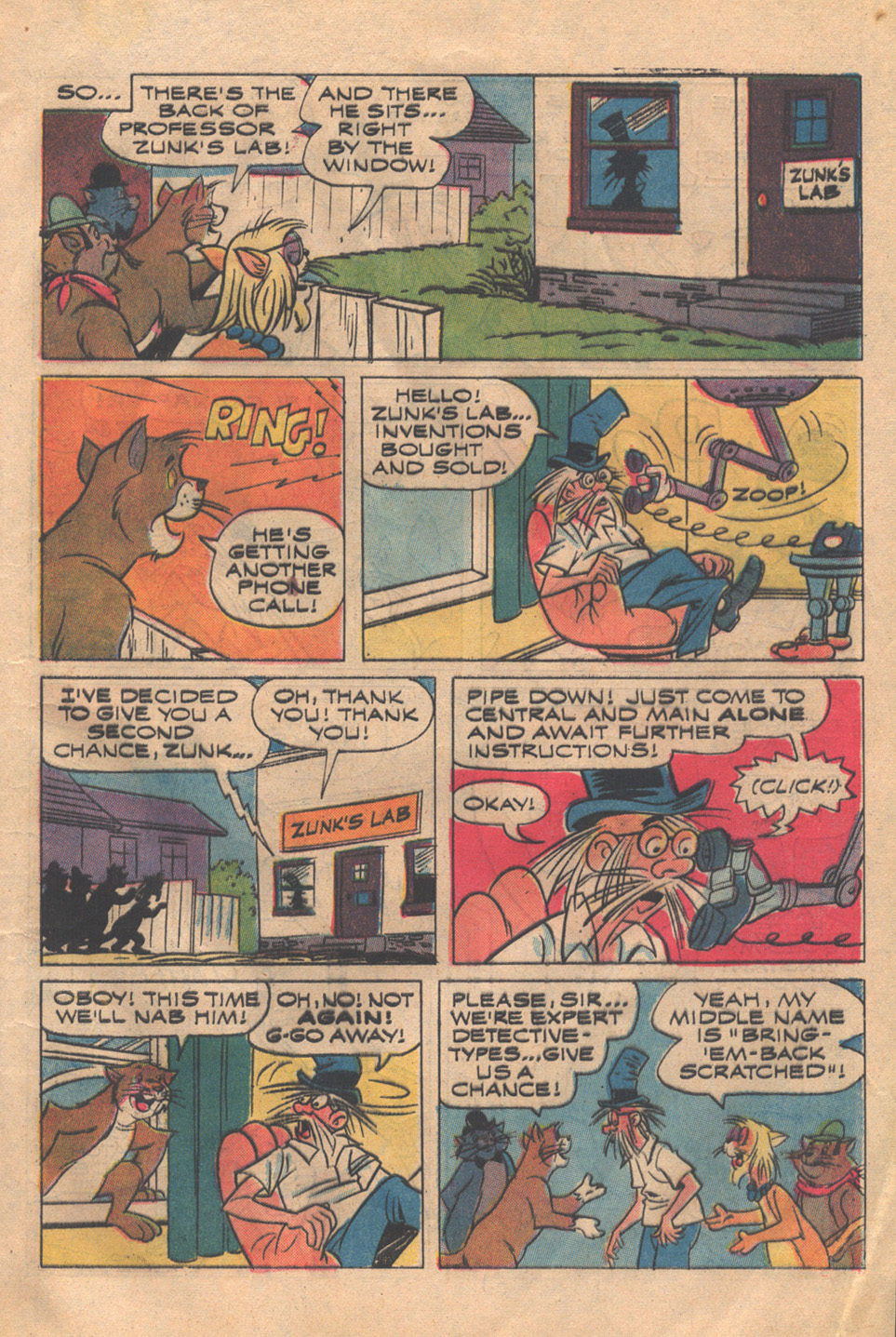 Read online O'Malley and the Alley Cats comic -  Issue #9 - 9