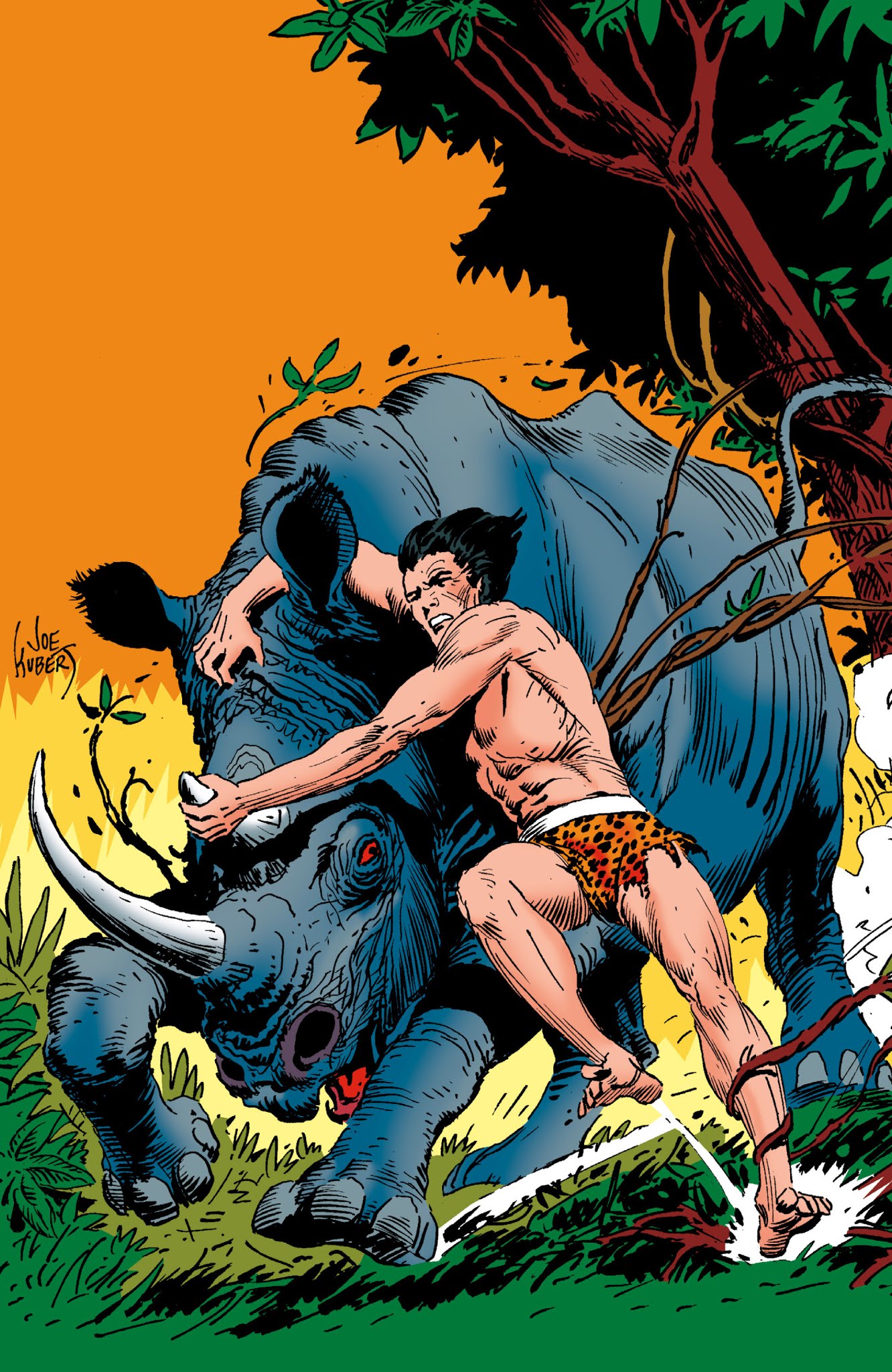 Read online Edgar Rice Burroughs' Tarzan The Joe Kubert Years comic -  Issue # TPB 1 (Part 1) - 4
