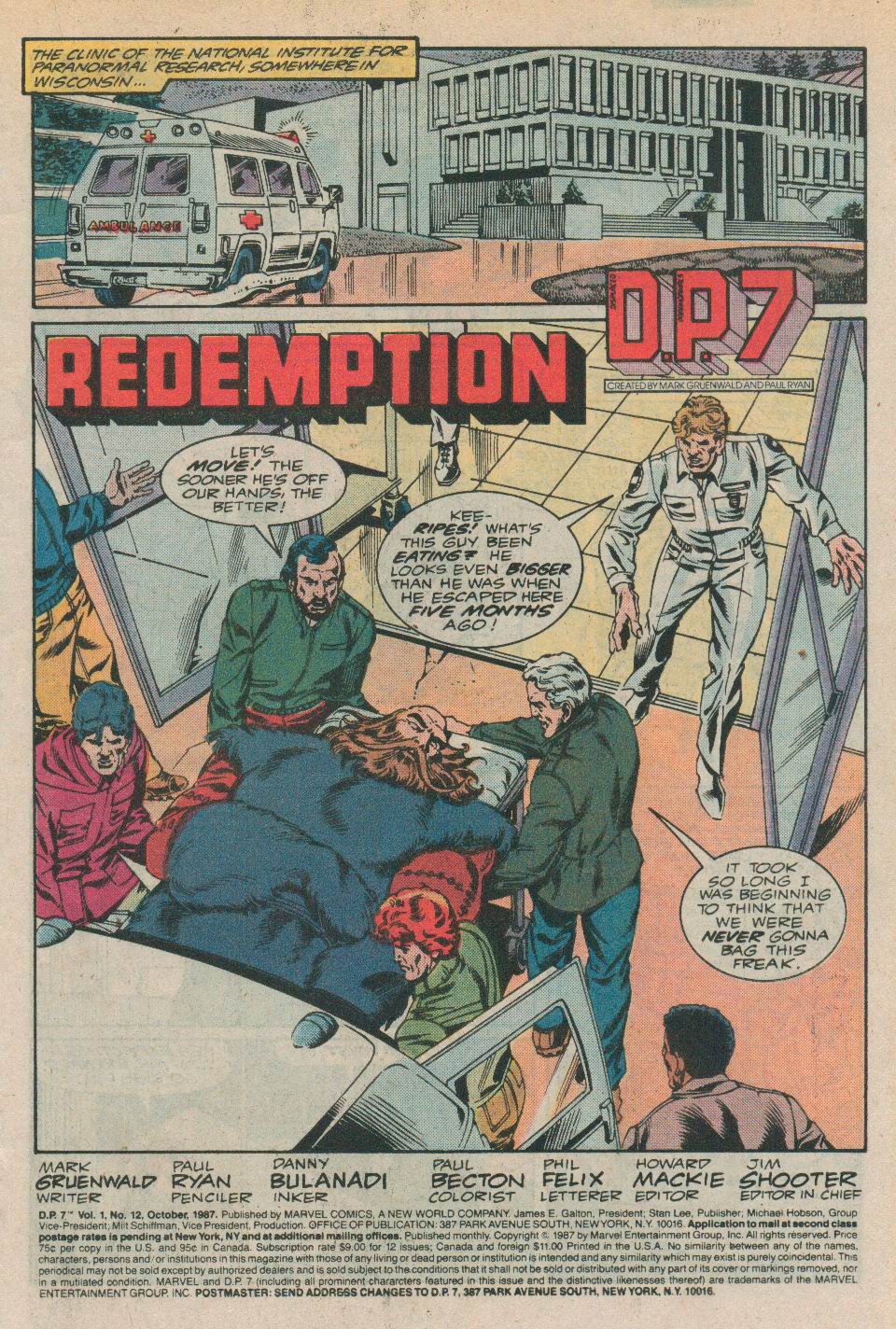 Read online D.P.7 comic -  Issue #12 - 2