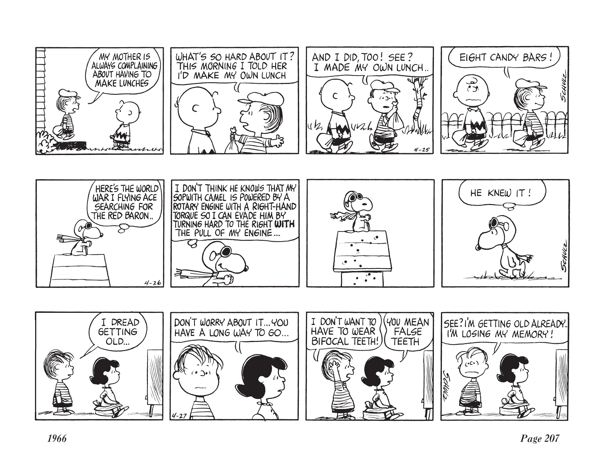 Read online The Complete Peanuts comic -  Issue # TPB 8 - 219