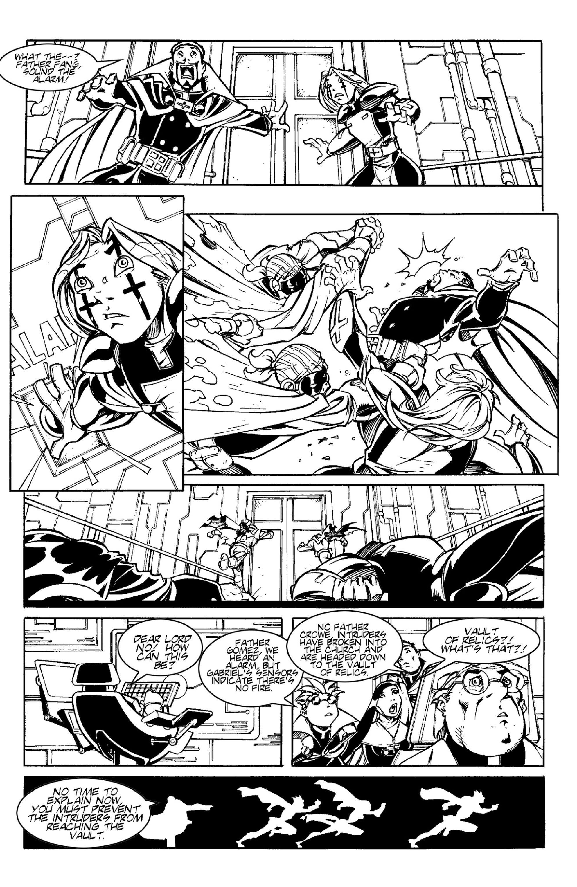 Read online Warrior Nun Areala: Armor of God comic -  Issue # TPB - 18