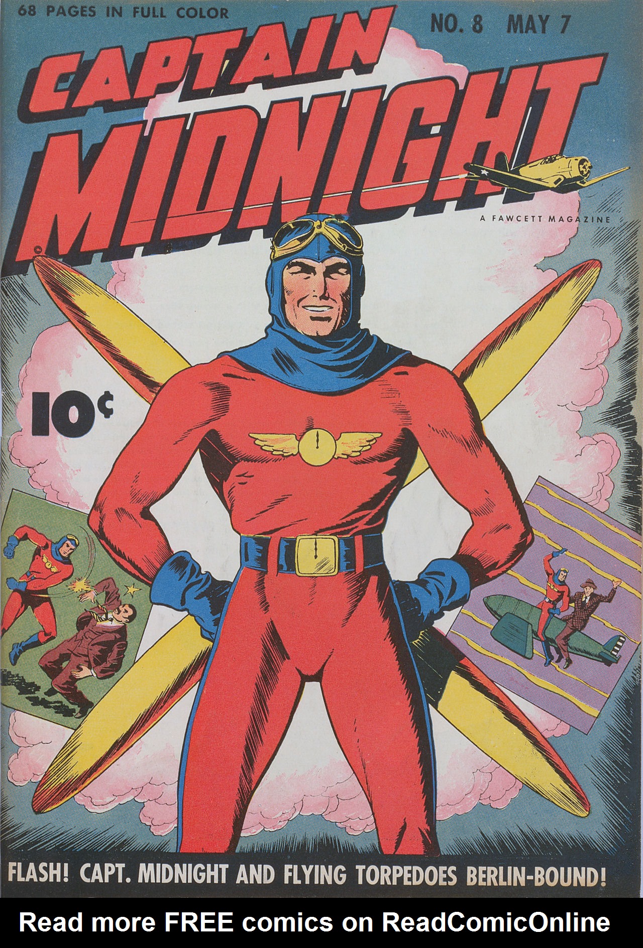 Read online Captain Midnight (1942) comic -  Issue #8 - 1