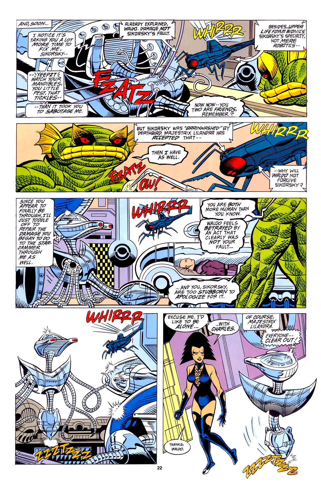 Read online X-Men Spotlight On...Starjammers comic -  Issue #2 - 24