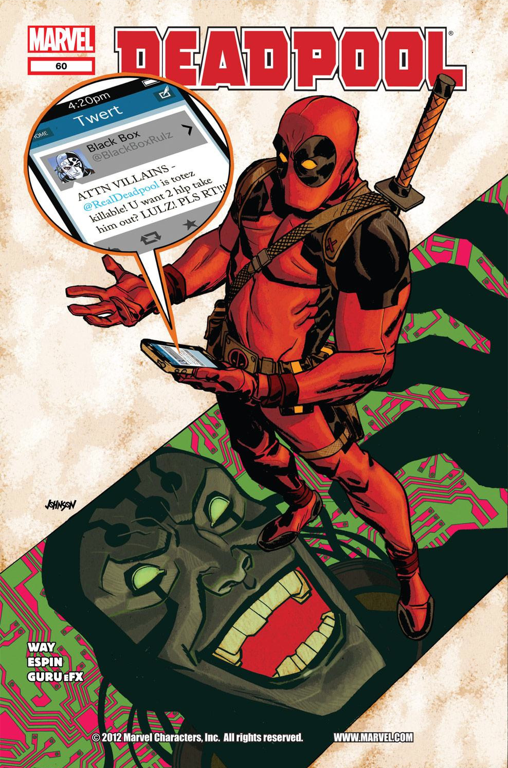 Read online Deadpool (2008) comic -  Issue #60 - 1