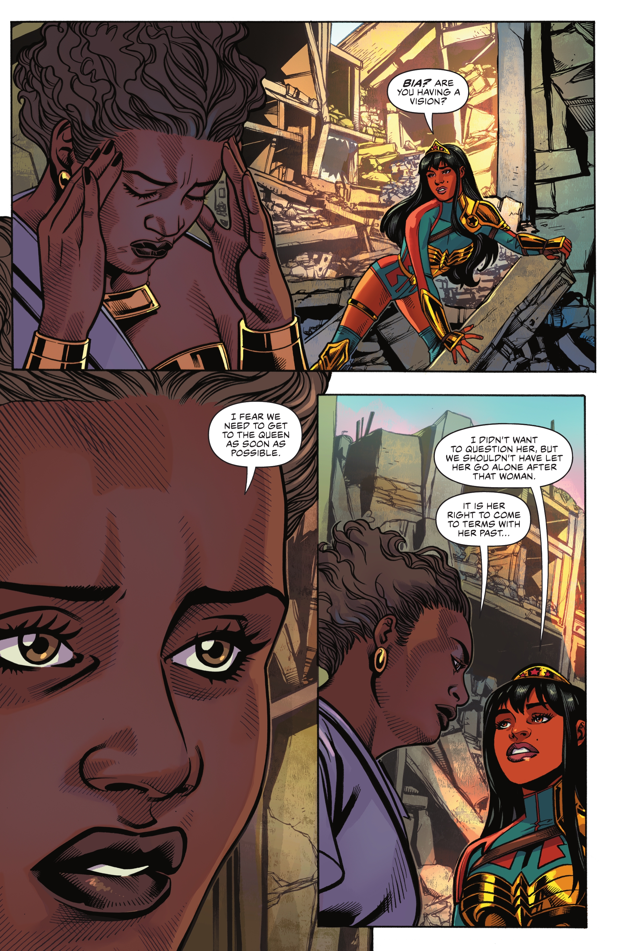 Read online Nubia: Queen of the Amazons comic -  Issue #4 - 13