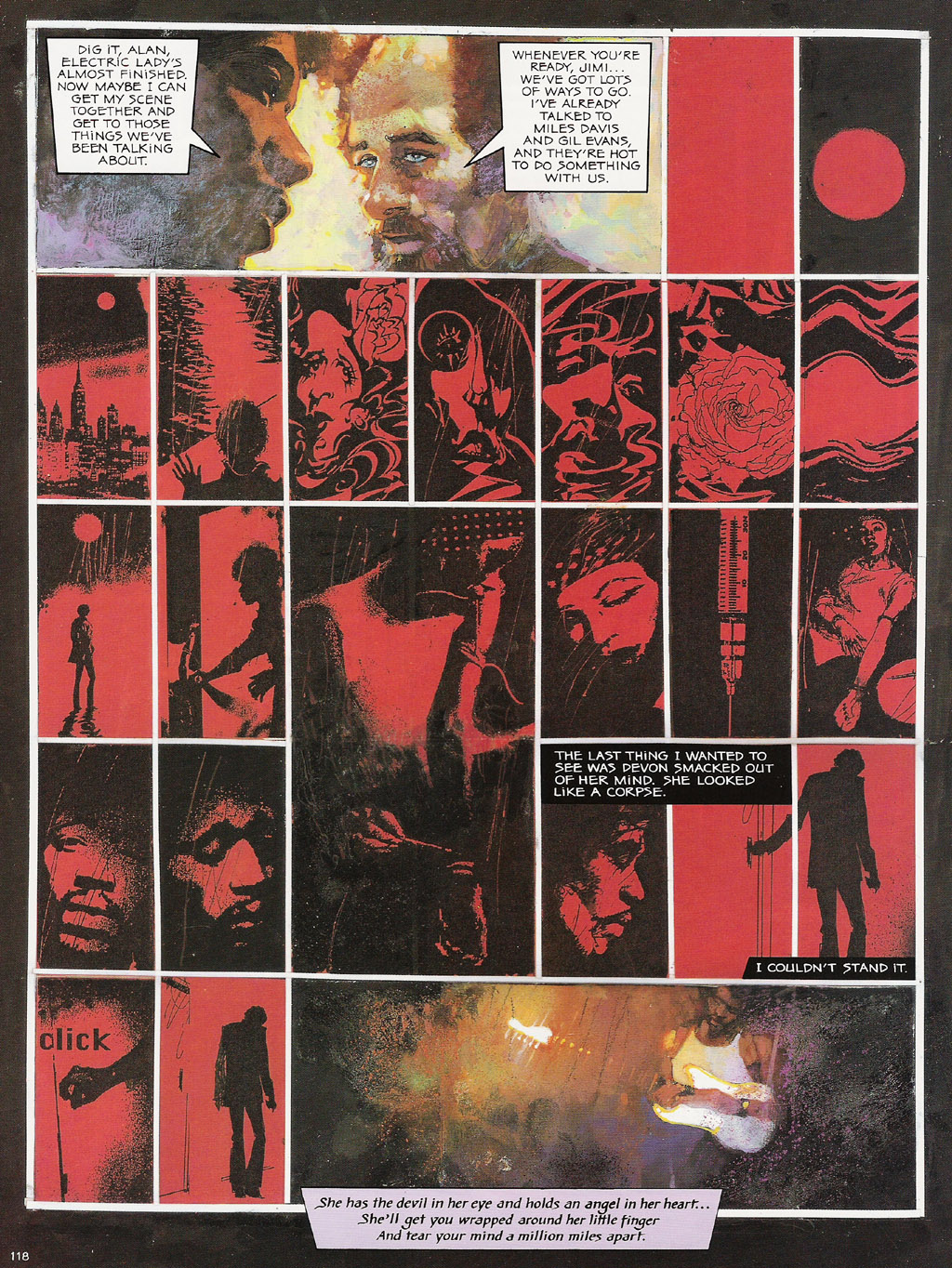 Read online Voodoo Child - The Illustrated Legend of Jimi Hendrix comic -  Issue # TPB - 121