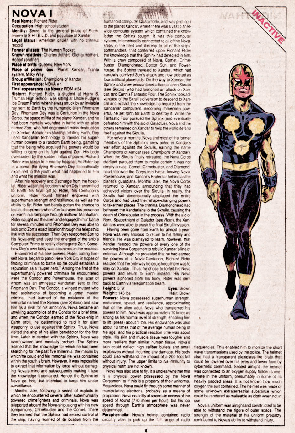 The Official Handbook of the Marvel Universe issue 14 - Page 9