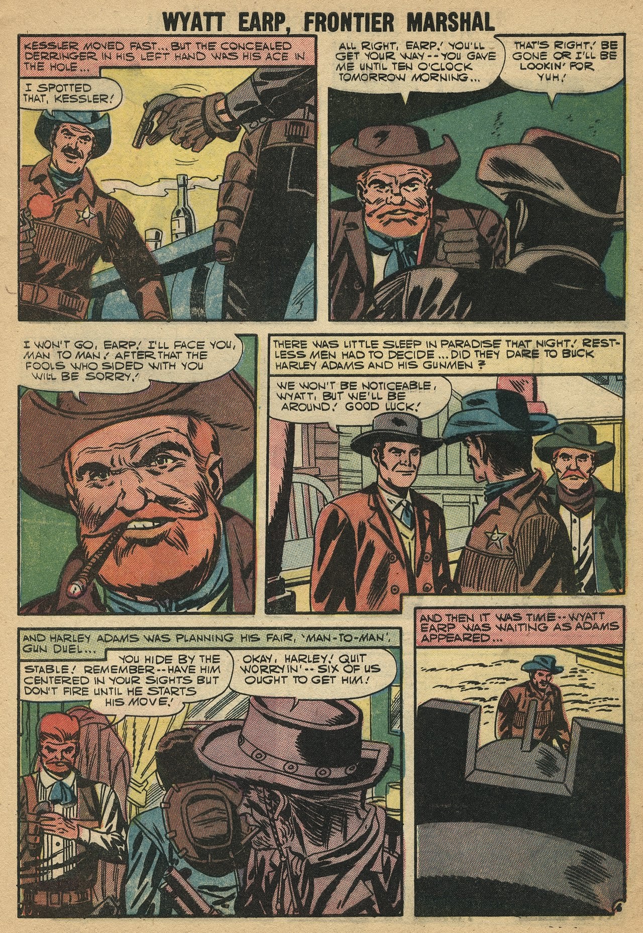 Read online Wyatt Earp Frontier Marshal comic -  Issue #17 - 9