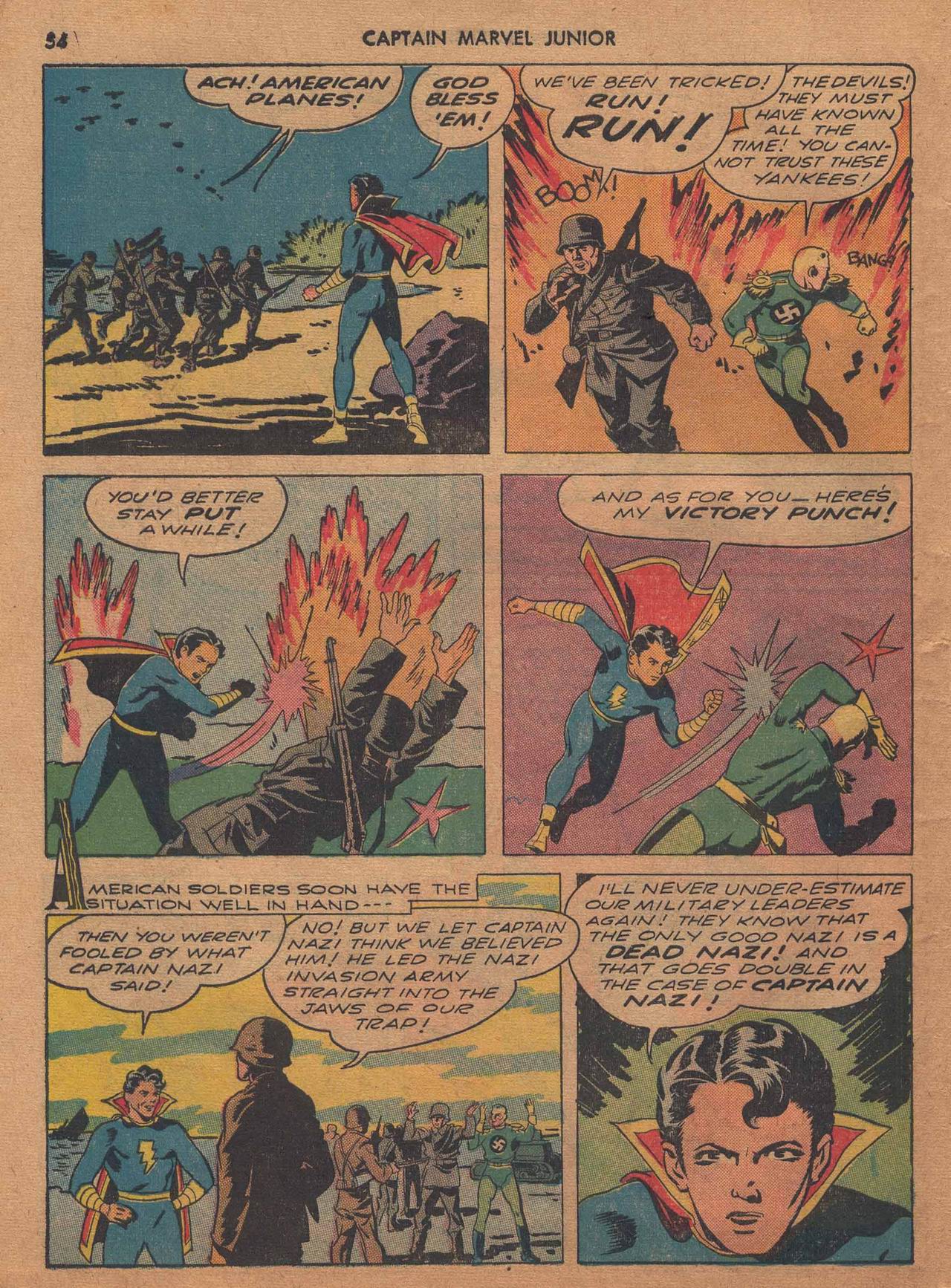 Read online Captain Marvel, Jr. comic -  Issue #108 - 56
