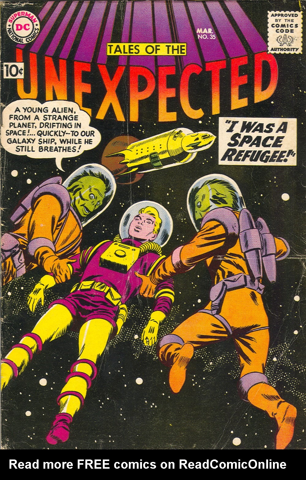 Read online Tales of the Unexpected comic -  Issue #35 - 1