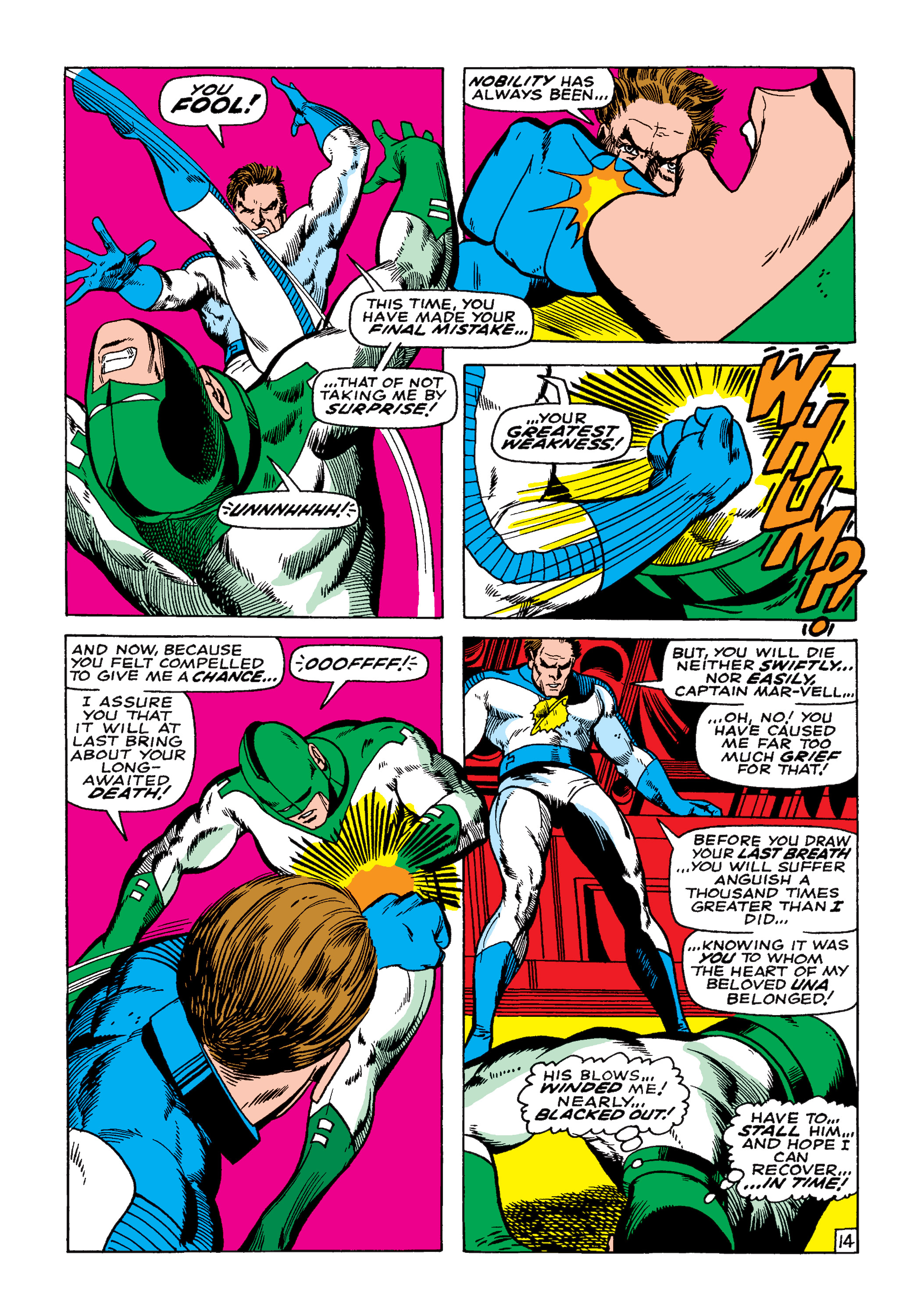 Read online Marvel Masterworks: Captain Marvel comic -  Issue # TPB 2 (Part 1) - 85