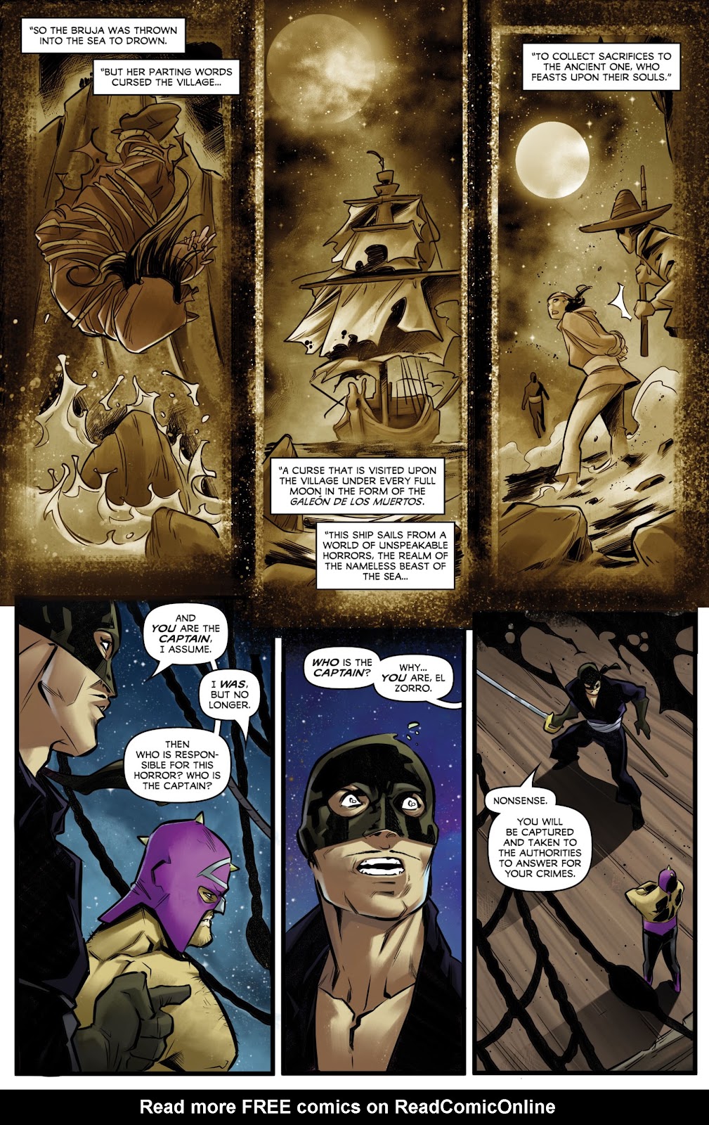 Zorro: Galleon Of the Dead issue 3 - Page 12