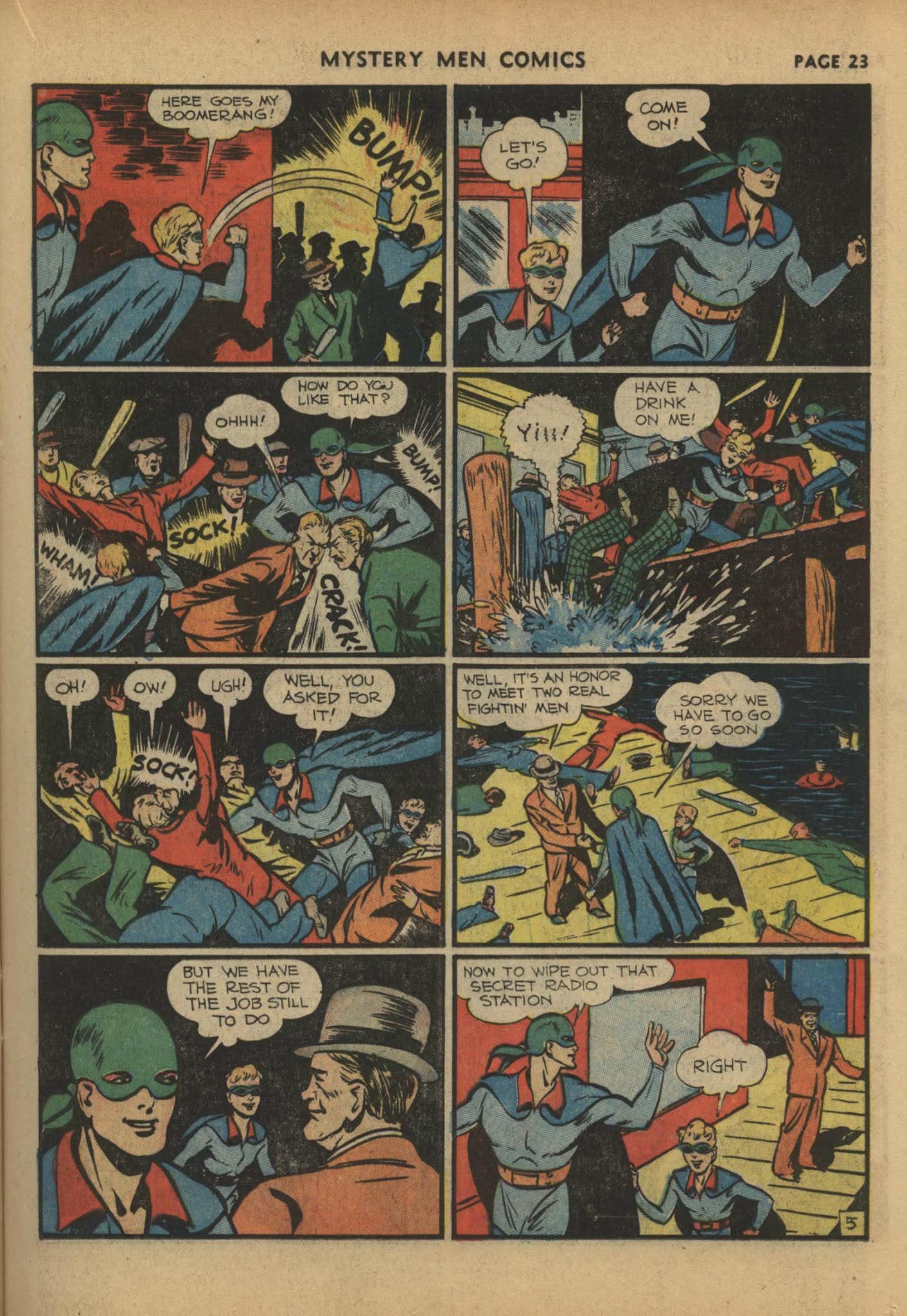 Read online Mystery Men Comics comic -  Issue #17 - 25