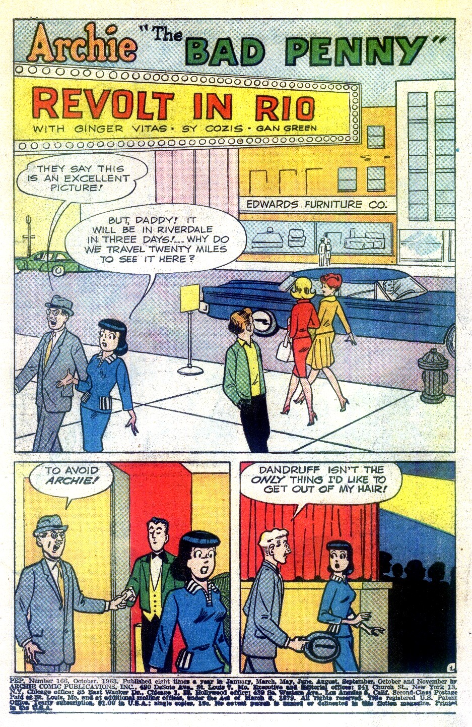 Read online Pep Comics comic -  Issue #166 - 3