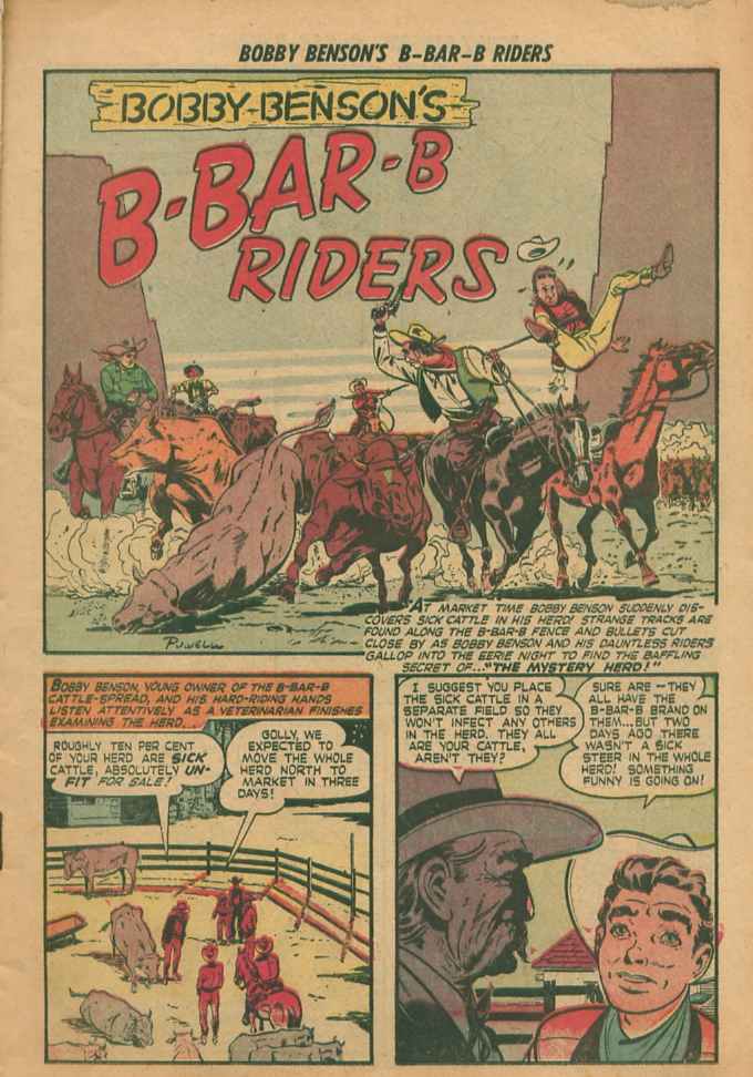 Read online Bobby Benson's B-Bar-B Riders comic -  Issue #4 - 3