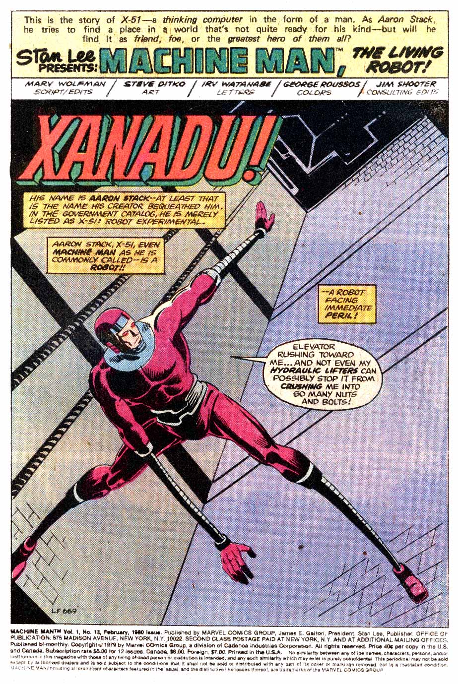 Read online Machine Man (1978) comic -  Issue #13 - 2