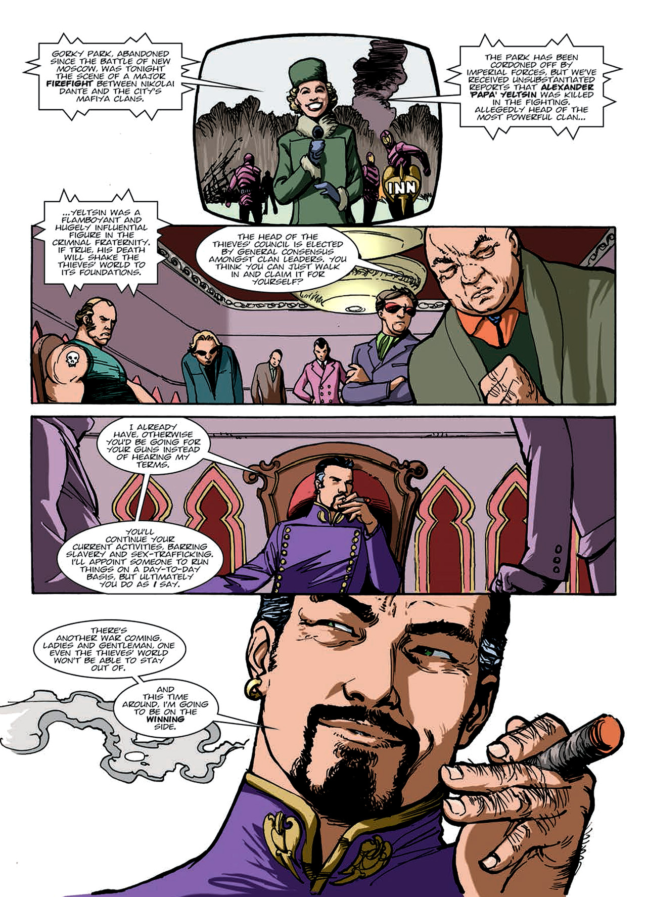 Read online Nikolai Dante comic -  Issue # TPB 8 - 135