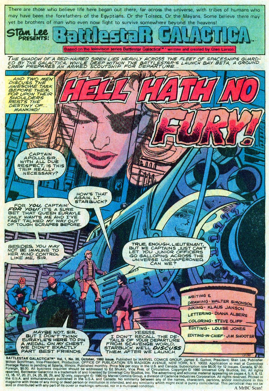 Read online Battlestar Galactica comic -  Issue #20 - 2