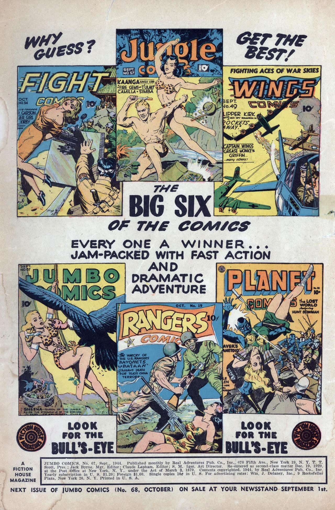 Read online Jumbo Comics comic -  Issue #67 - 2