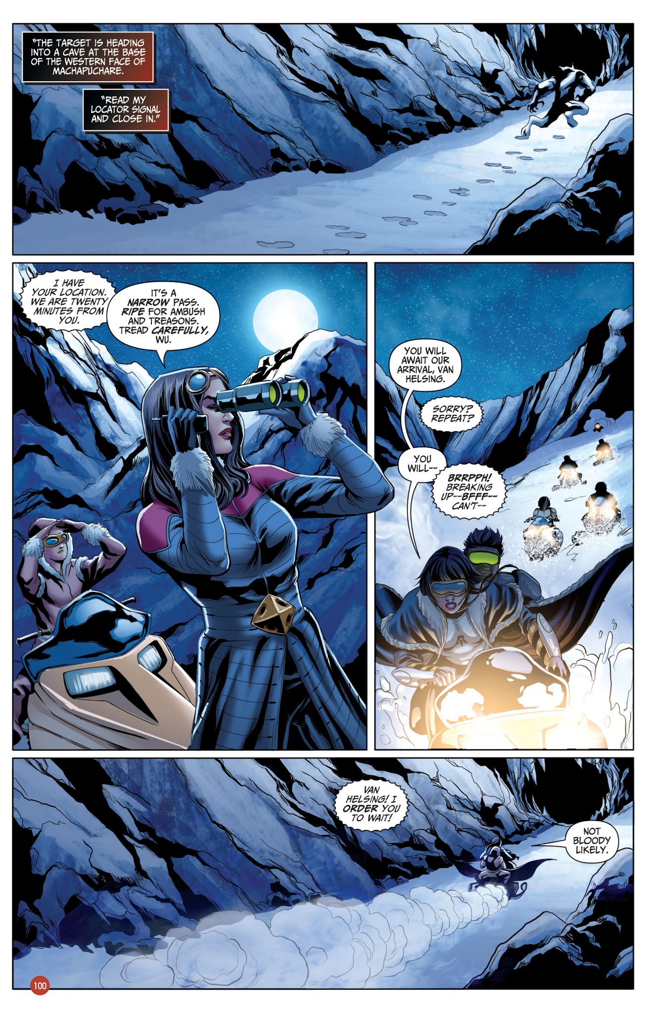 Read online Van Helsing vs. Werewolf comic -  Issue # _TPB 1 - 101