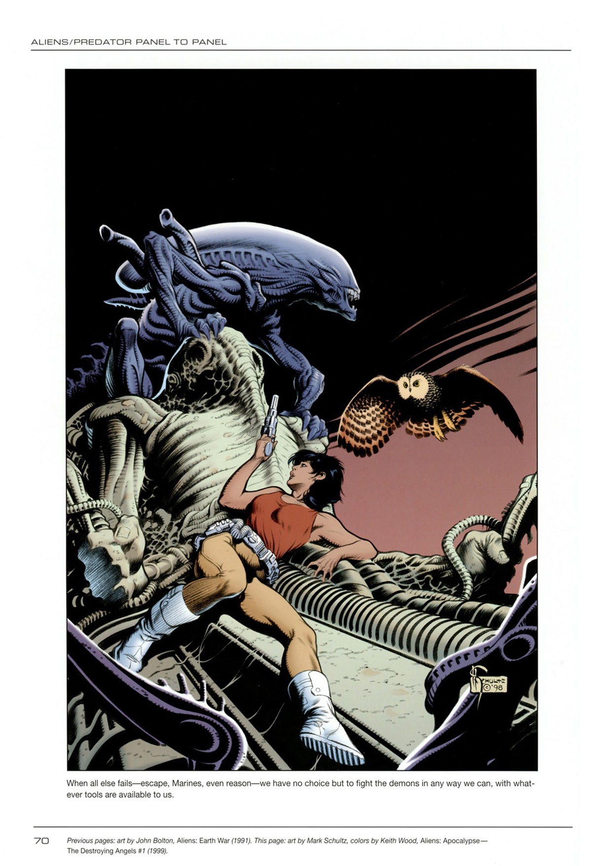 Read online Aliens/Predator: Panel to Panel comic -  Issue # TPB (Part 1) - 64