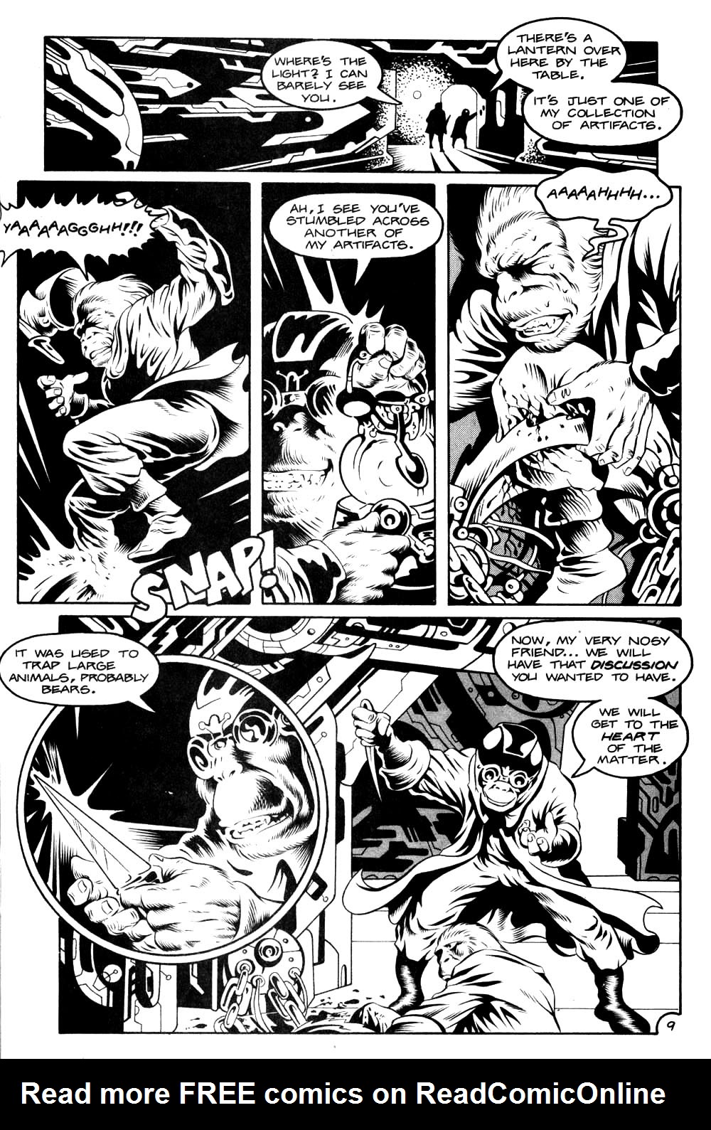 Read online Planet of the Apes (1990) comic -  Issue #9 - 11