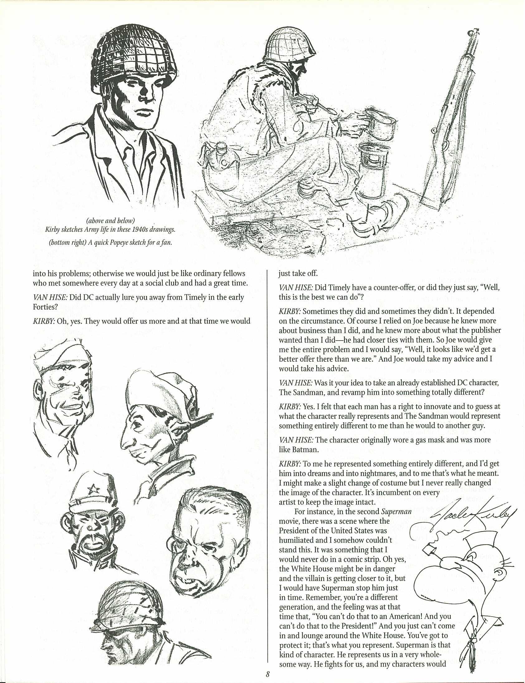 Read online The Jack Kirby Collector comic -  Issue #25 - 8
