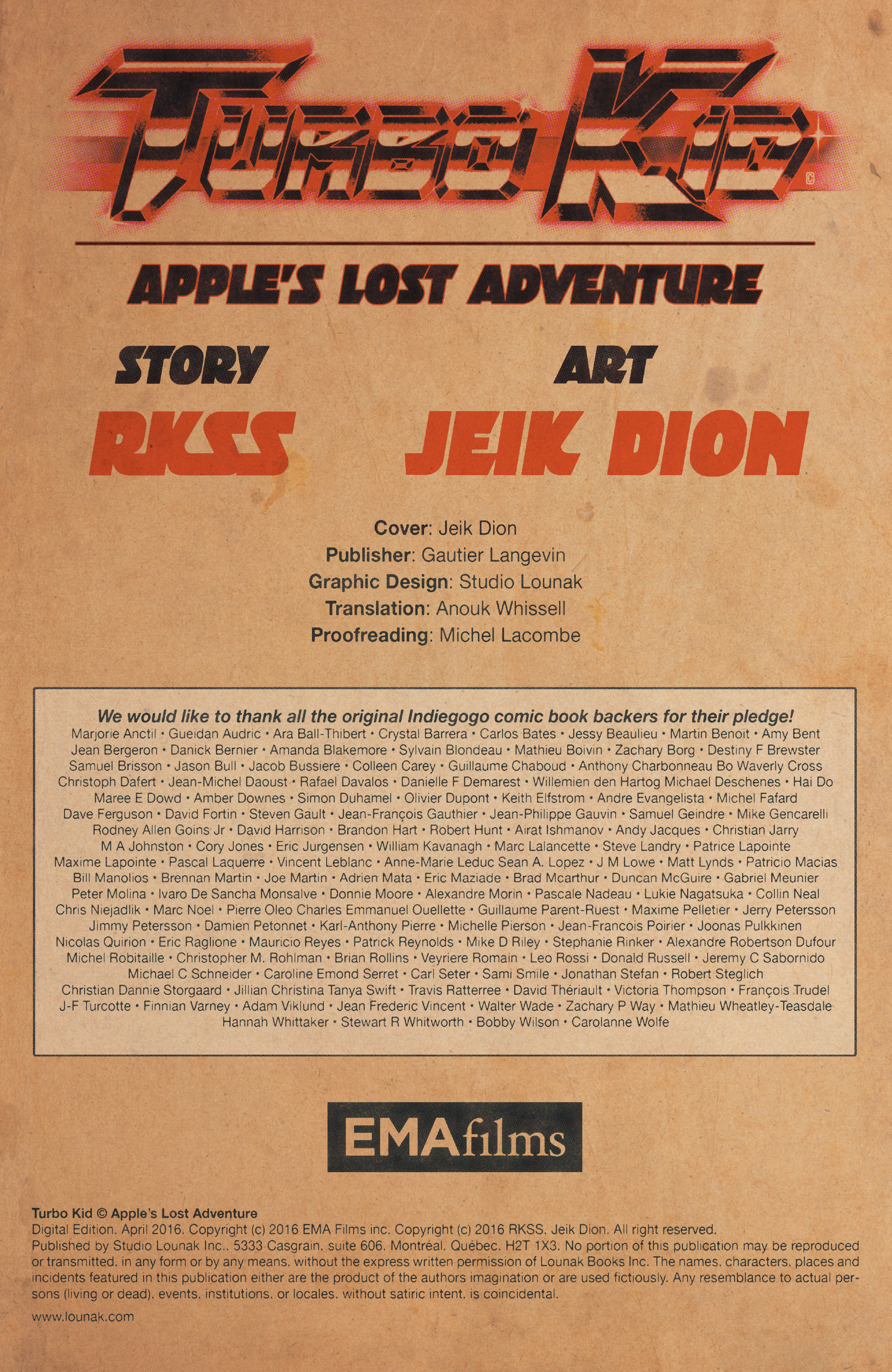 Read online Turbo Kid: Apple's Lost Adventure comic -  Issue # Full - 2