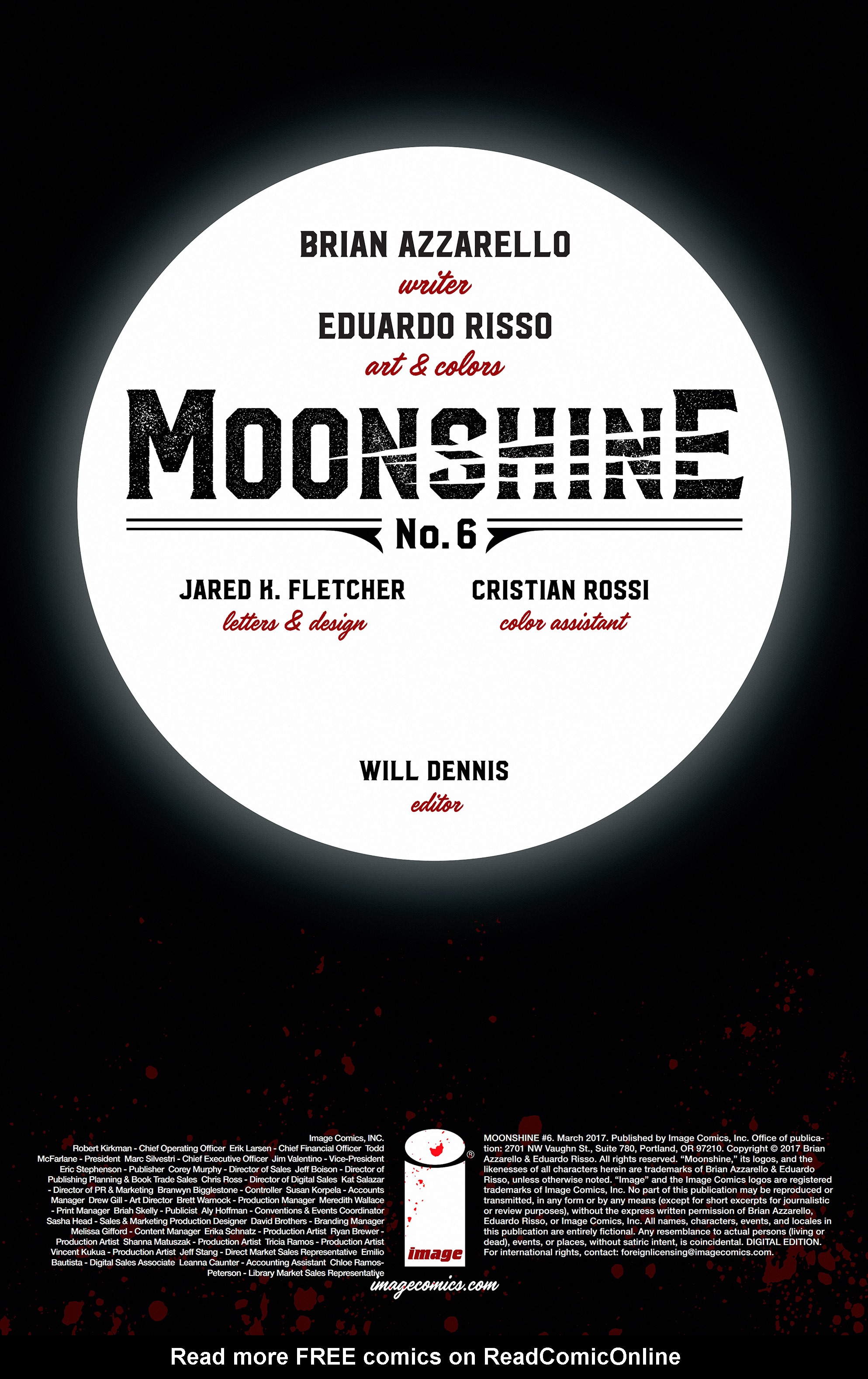 Read online Moonshine comic -  Issue #6 - 2