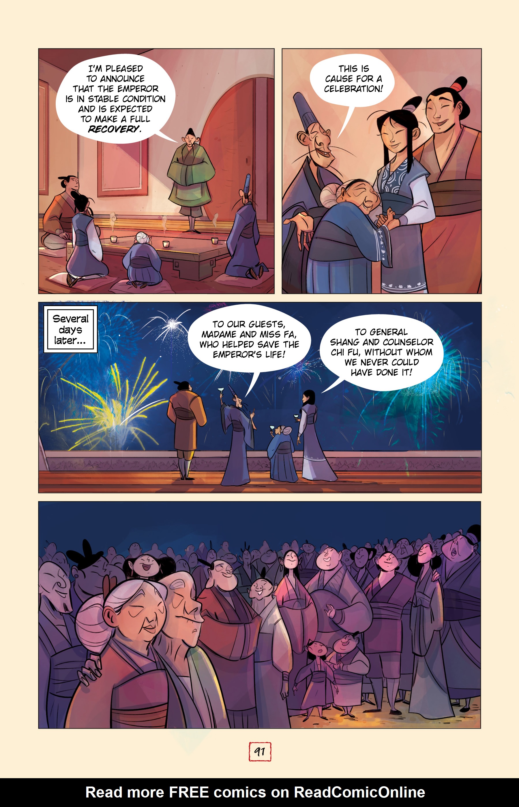 Read online Disney Mulan's Adventure Journal: The Palace of Secrets comic -  Issue # TPB - 90