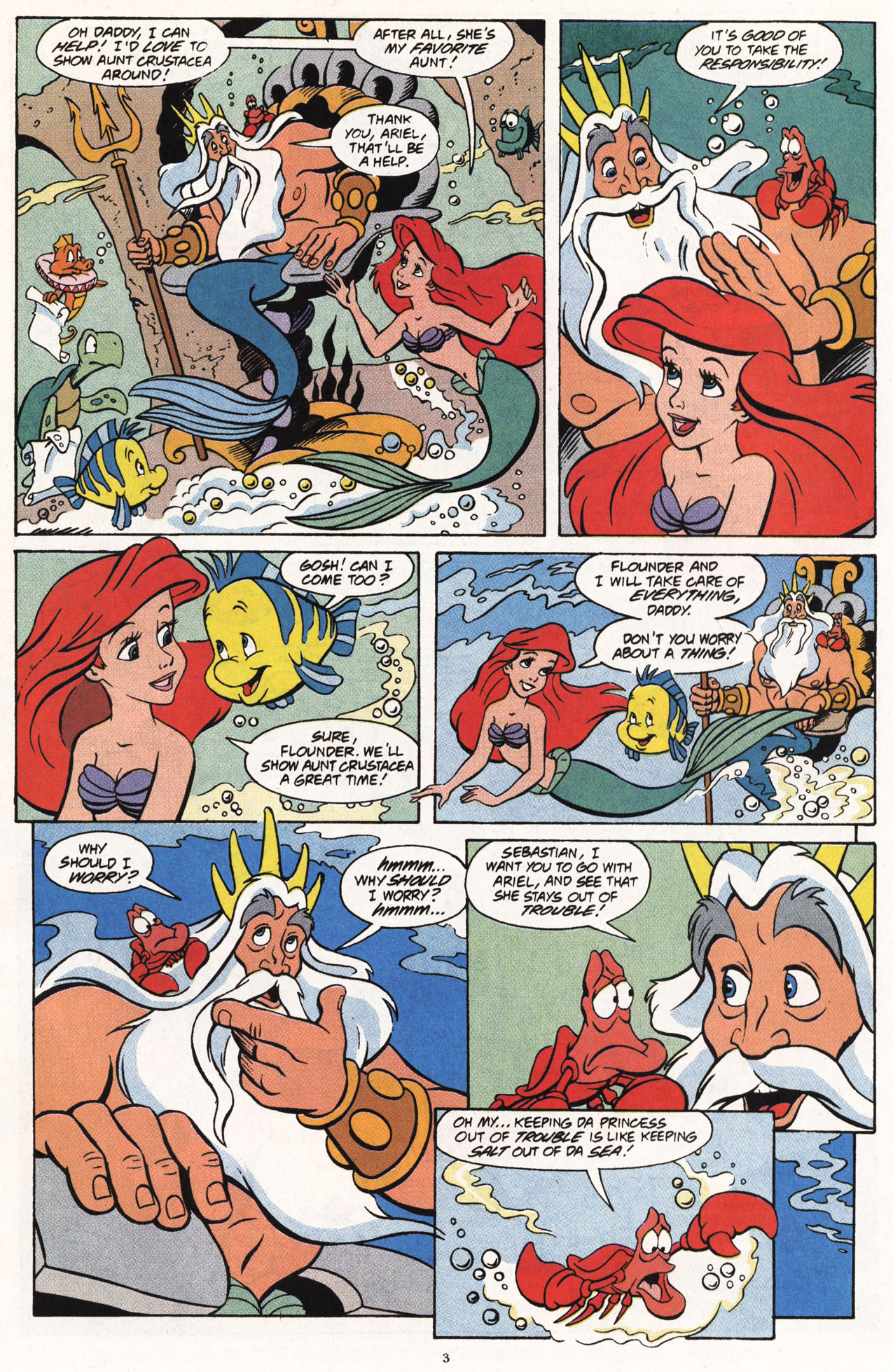 Read online Disney's The Little Mermaid comic -  Issue #5 - 5