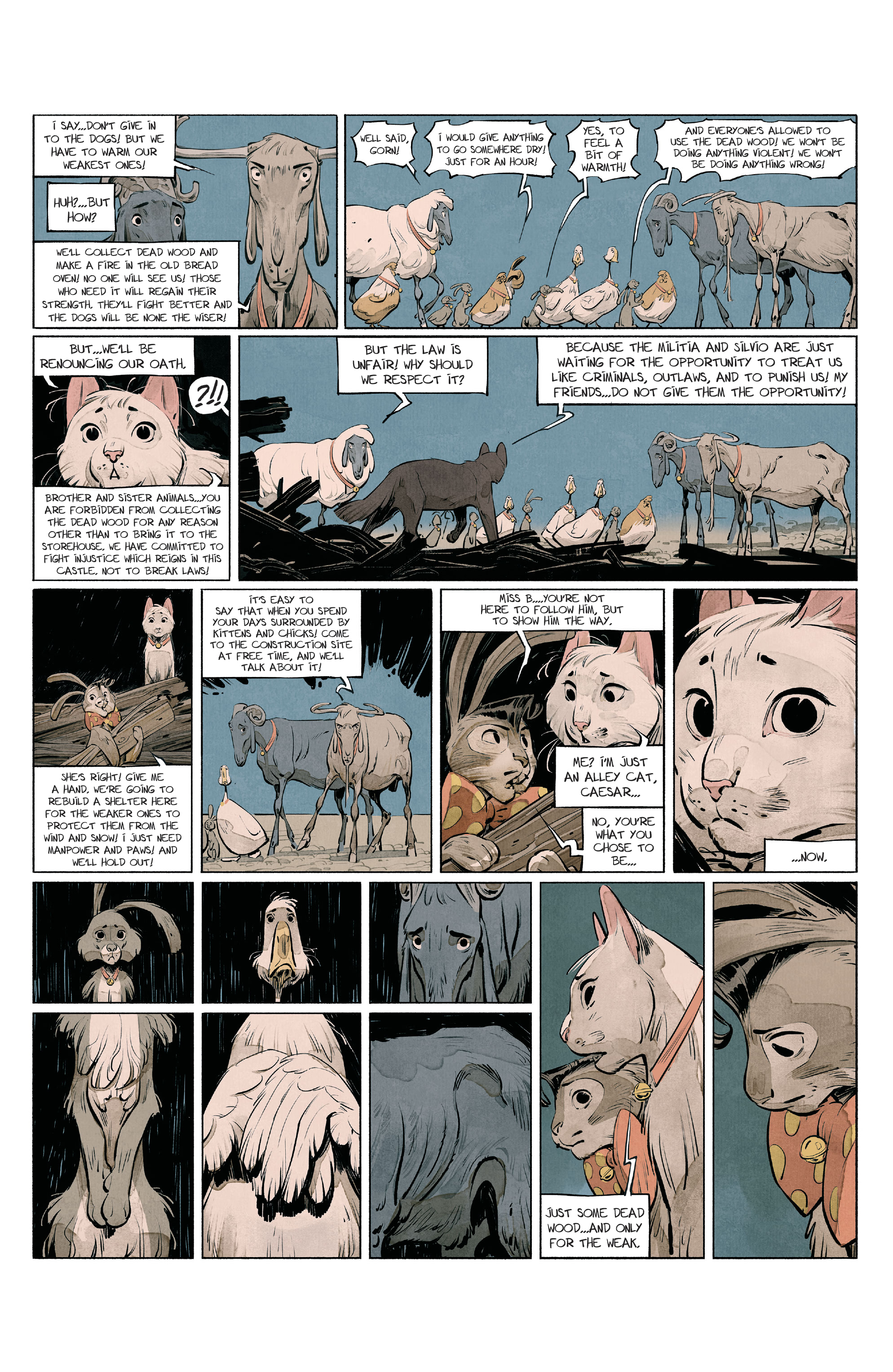 Read online Animal Castle comic -  Issue #5 - 4